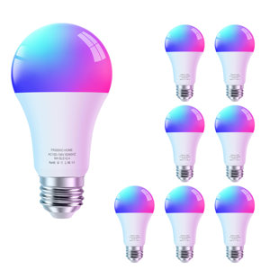 Smart RGBTW LED Bulb With Wi-Fi And Bluetooth (Set of 8)
