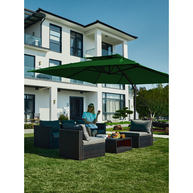 Pulk 120'' Cantilever Umbrella - Stylish Patio Shade