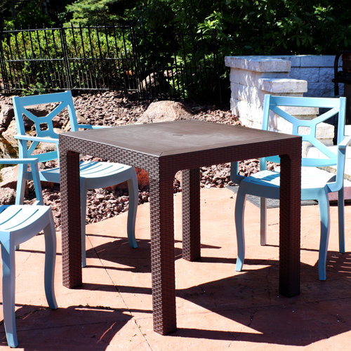 Square Patio Dining Tables You'll Love | Wayfair