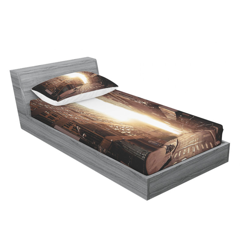 Microfiber Sheet Set, Twin XL Sheet Set with Fitted Sheet
