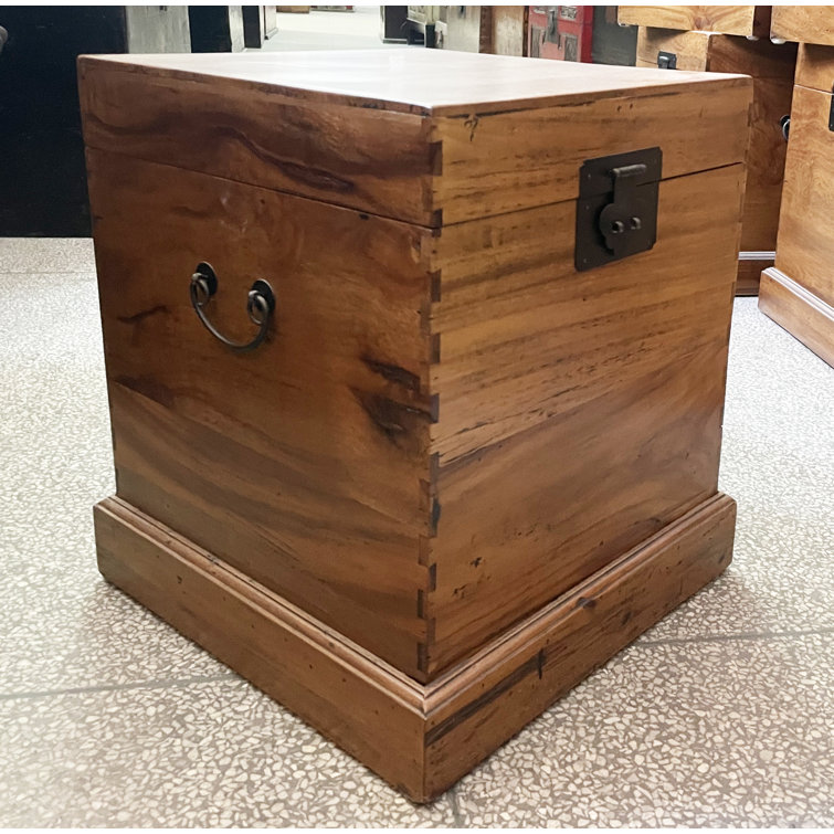 Union Rustic Solid Wood Organiser Box