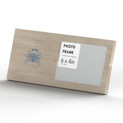 Matte Wood Single Picture Frame in Brown