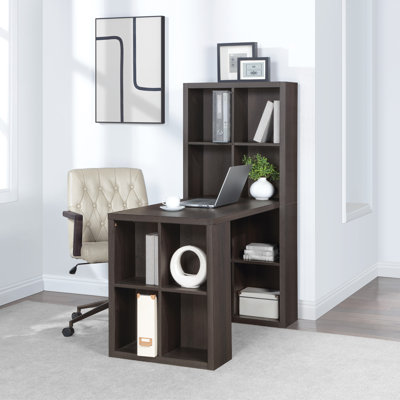 48" Desk and Dual Bookcase