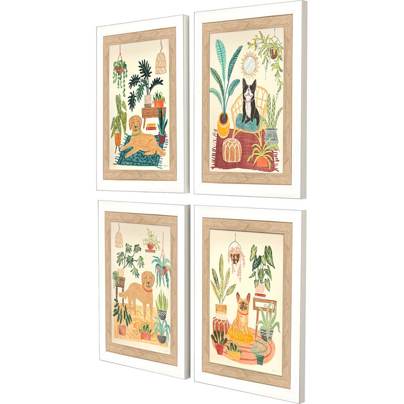 Urban Jungle Dogs S/4 Print Urban Paragon