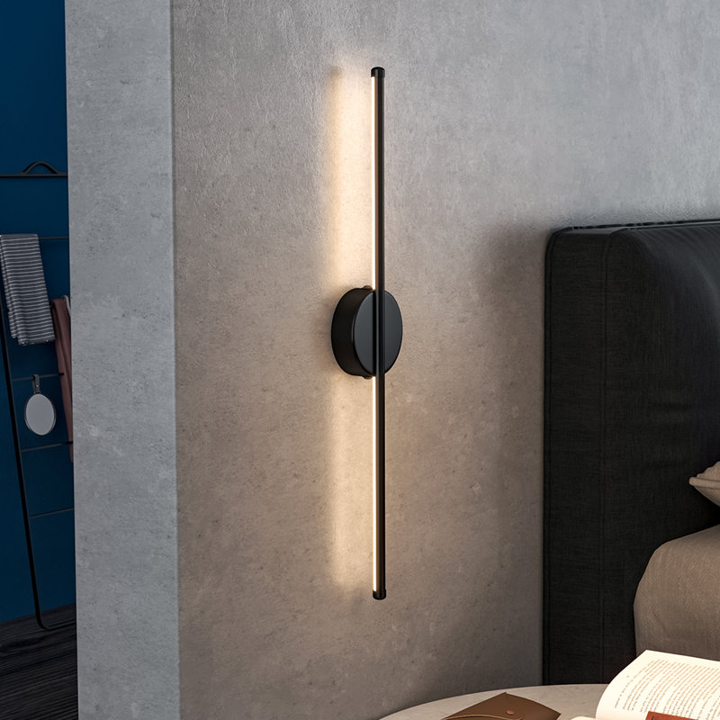 Ketilelf 1 - Light 60cm  Black Flush Mounted Sconce