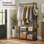 Solid Wood Freestanding 5 - Hook-1190401810