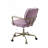 Siecross Pink Top Grain Leather Office Chair-1462970989