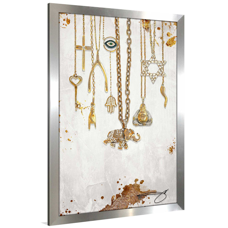 «Faith and Luck», reproduction d'impression encadrée, H 27,5 po x l 21,5 po x P 0,75 po