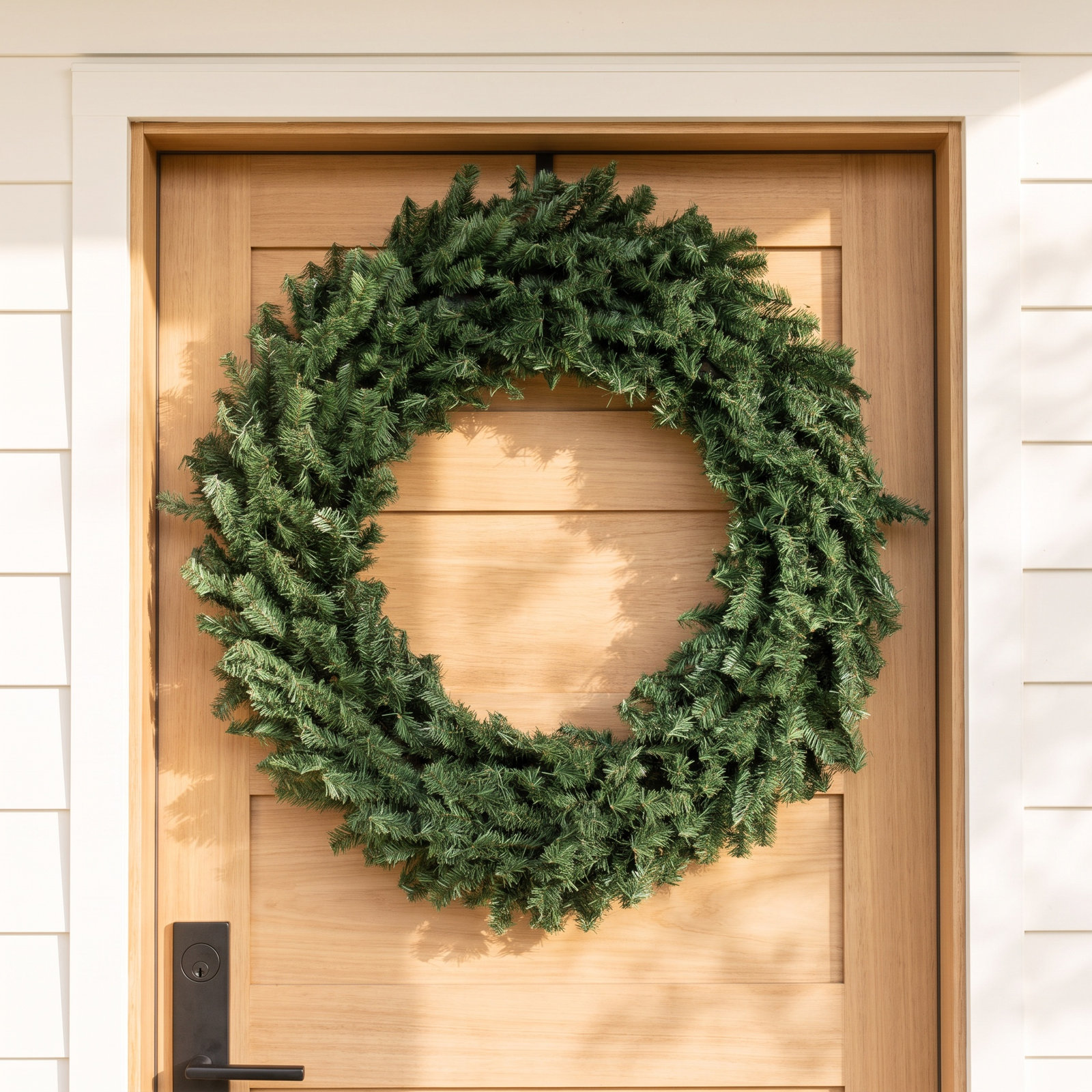 Northlight Seasonal Canadian 48" Pine Wreath, Green, 48" W x 48" H x 6" D