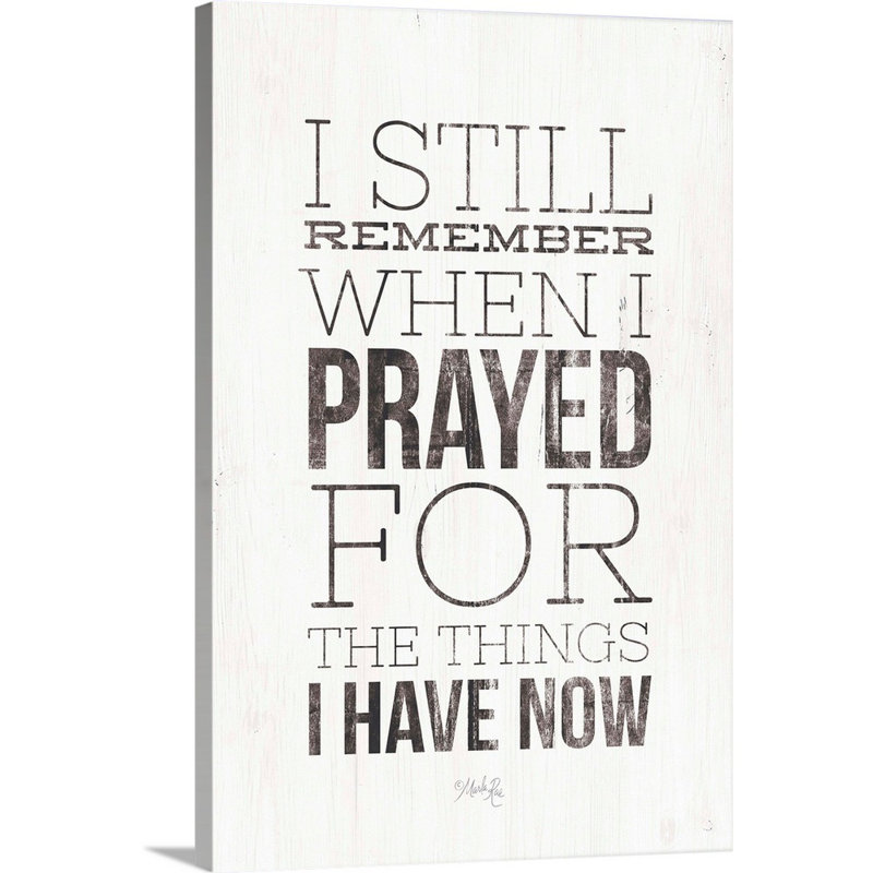 Reproduction d’art textuel sur toile, "I still Remember" par Marla Rae, Toile tendue, H 48 po x l 32 po x P 1,25 po