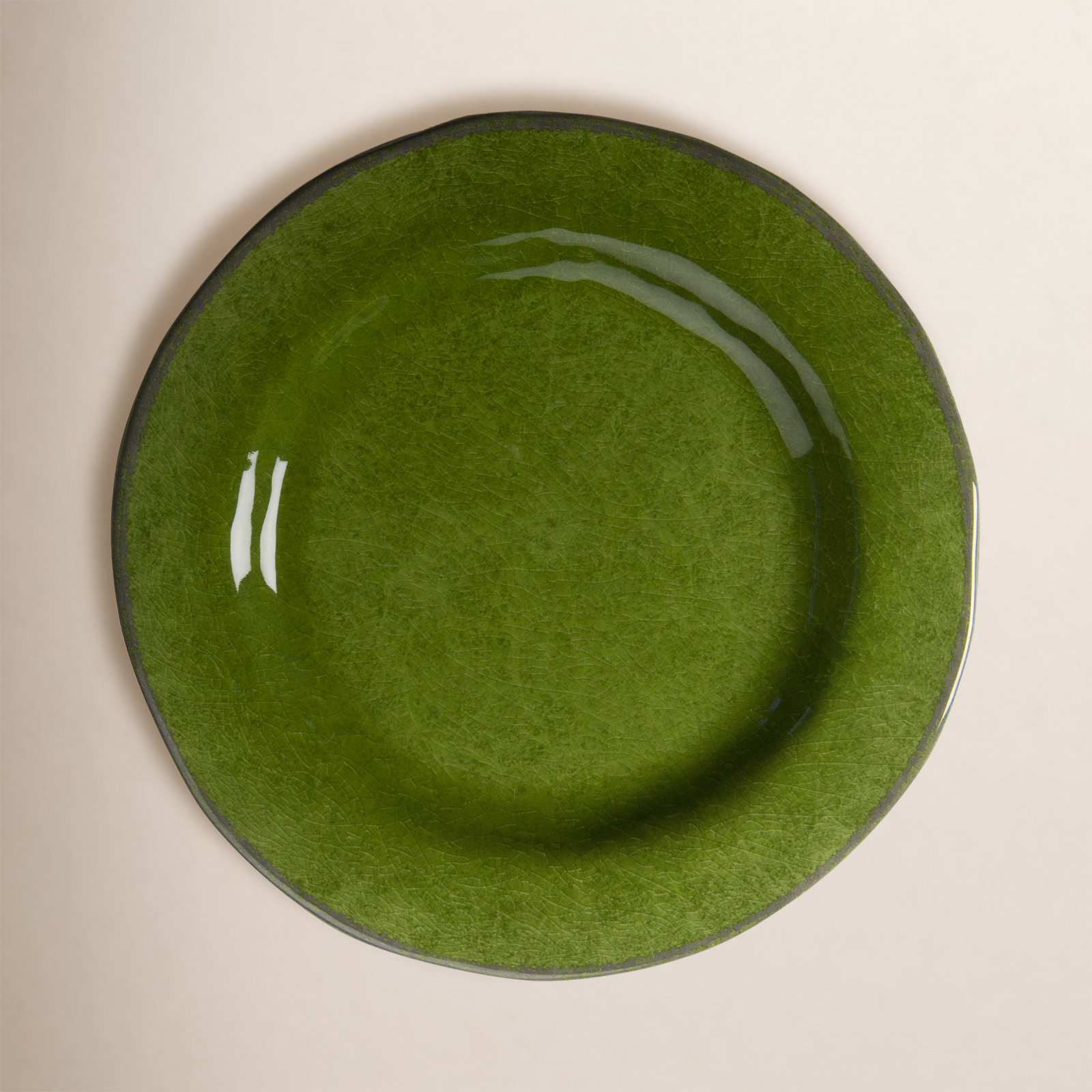 Veranda Melamine Salad Plt S/4 Green