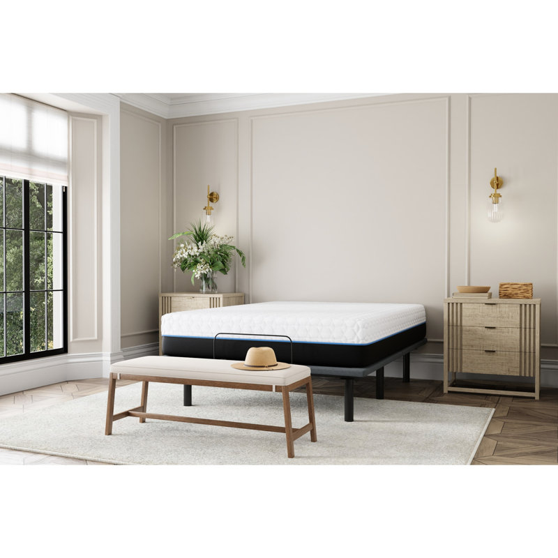 Matelas simple en mousse à mémoire de forme avec couche de cuivre 2,5 po - Gel et bases, Lit simple