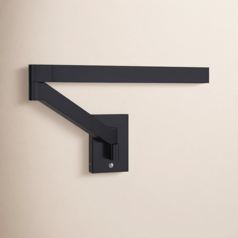 Joziah 1 - Light LED Swing Arm, Black