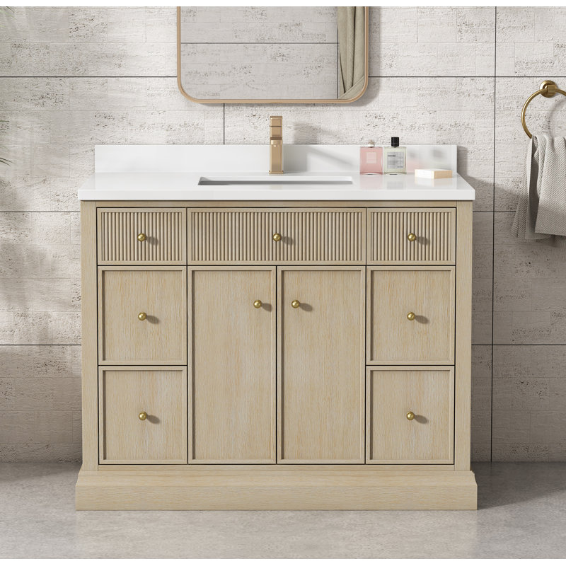 Meuble-lavabo de culture 42 po avec dosseret Maxbano