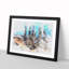 Moscow Russia Skyline - Framed Print-56891024-56891028