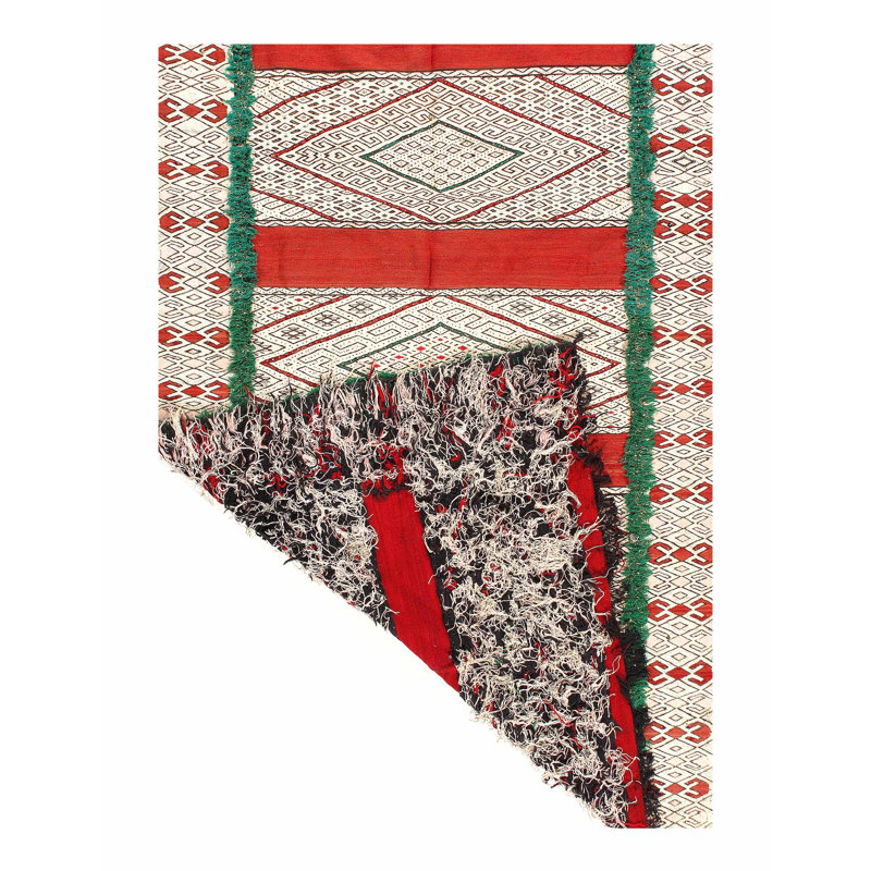 5'X8' Southwestern Area Rug in Ivory