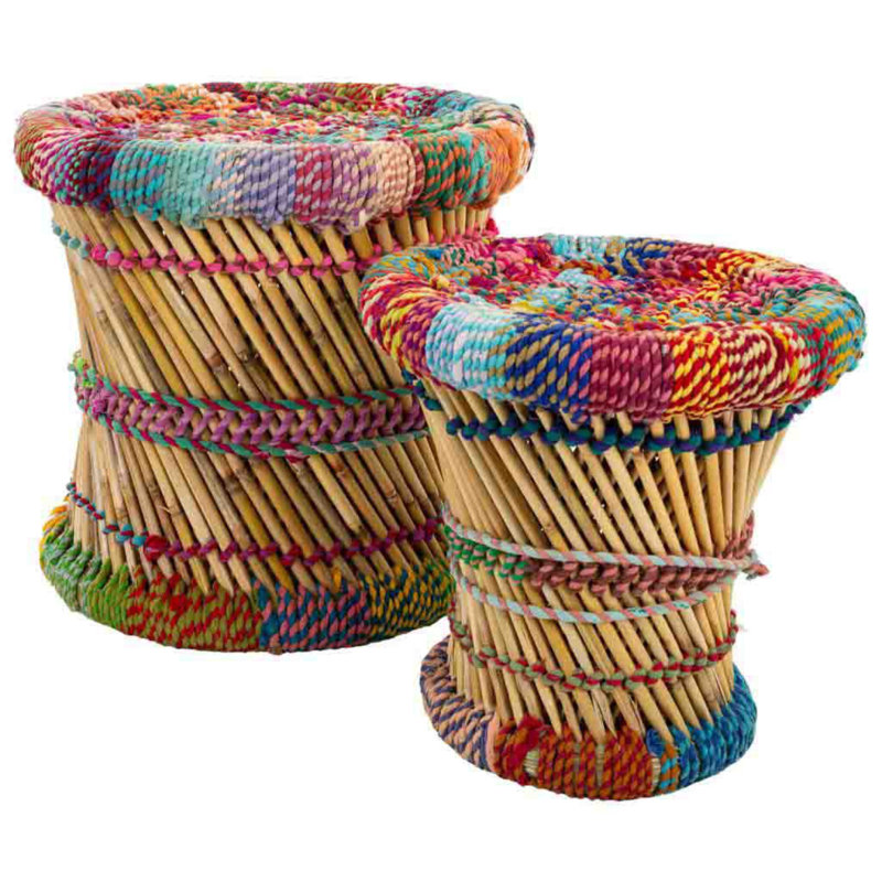 Wood Accent Stool