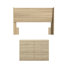 Allyannah Modern 2 Piece Coordinated Bedroom Storage Set
