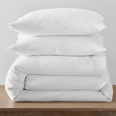Felix Waffle Cotton Duvet Cover Set