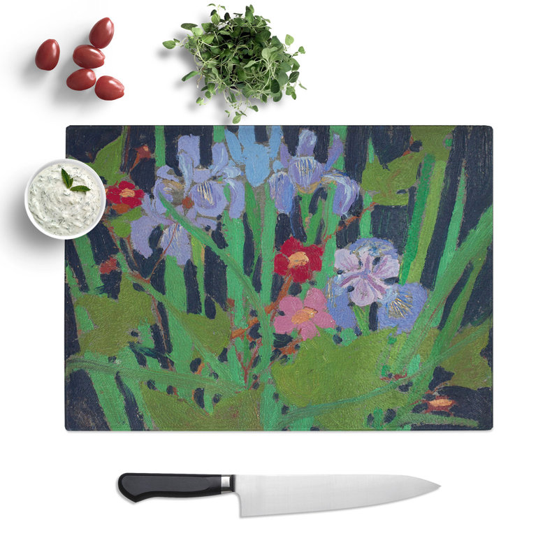 Wild Flowers by Tom Thomson Chopping Board, 0.4cm H x 28.5cm W x 39cm L