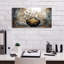 «Black and Gold Vase» par Epic Portfolio, art mural sur toile-1293399498