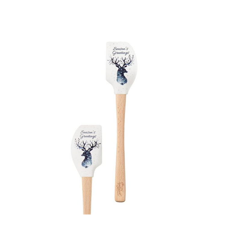Spatulart® Season's Greetings Wood Handled Spatula