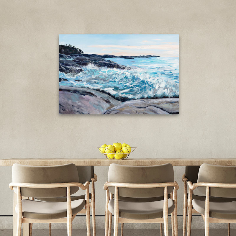 Bicheno - paysages côtiers, art océanique, H 24 po x l 36 po