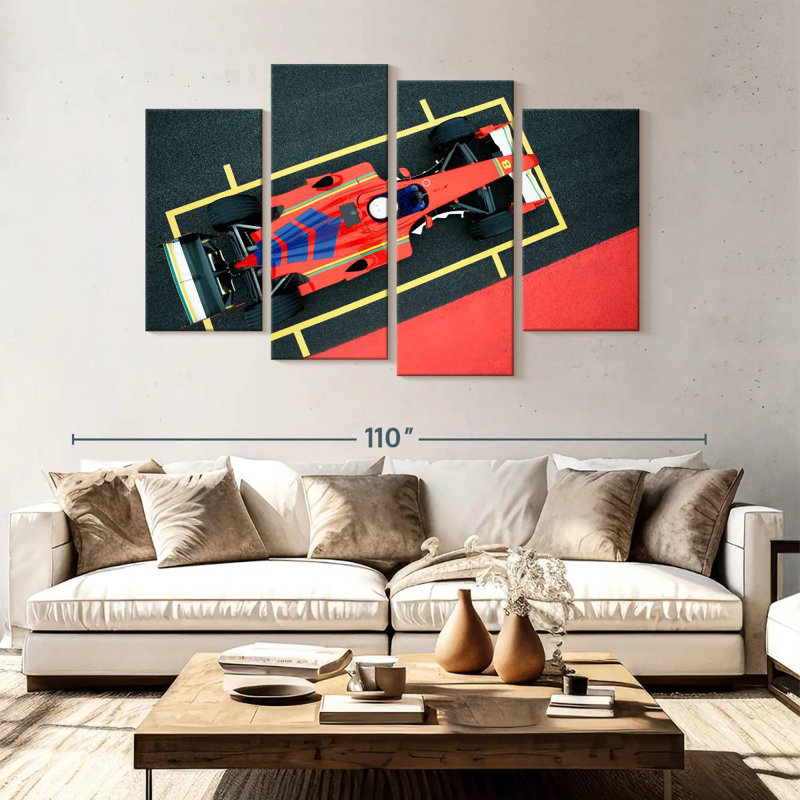 Voiture de formule rouge Mehar