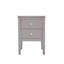 Amiere 42cm W Solid + Manufactured Wood Bedside Table-406342359