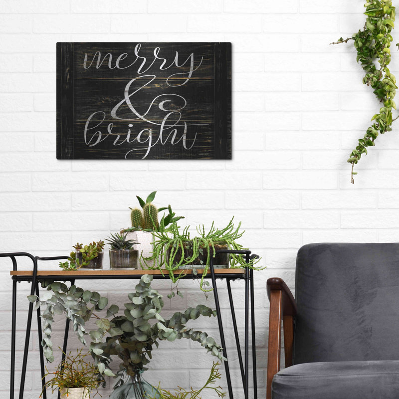 «Merry & Bright 2» par Cindy Jacobs, art mural en métal, H 12 po x l 16 po