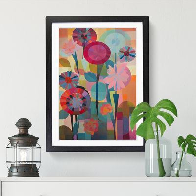 Contemporary Orphism Flowers Vol.12 - Single Picture Frame Print
