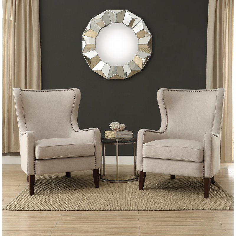 Velvet Armchair, Natural