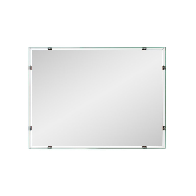 Miroir de salle de bain flottant Vivaldo, 48,25 po x 36 po