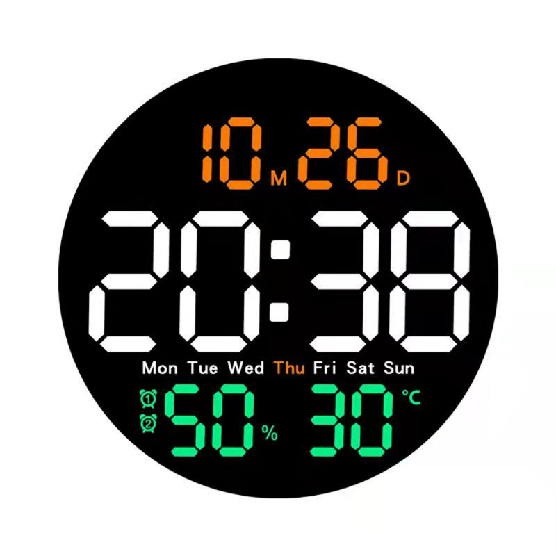 Plastic / Acrylic Wall Clock, White