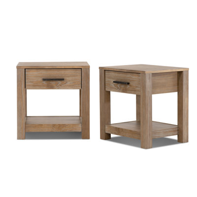 Loft One-Drawer Nightstand Set (2-Piece)