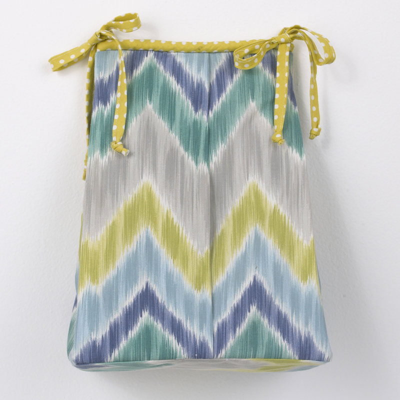 Mertens 100% Cotton Chevron Crib Diaper Stacker