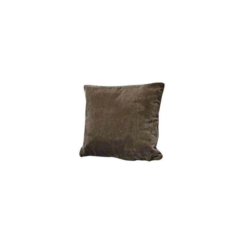 Square Throw Pillow Cover, Silver