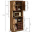 Armoire de cuisine avec matériaux et options de rangement pour le vin