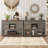 47" Farmhouse Console Table With Storage And 3 Drawers-571192969