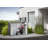 Biohort StoreMax 6' L x 3' D x 4' H Metal Horizontal Roller Shutter Door Storage Bike Shed with Lock Gray