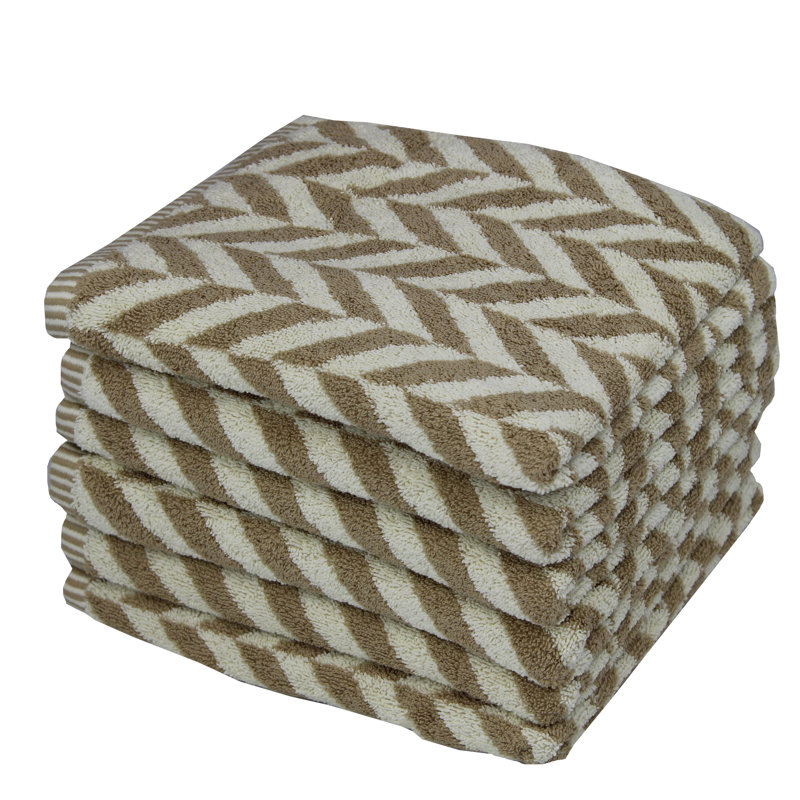 Eller Plush Hand Towel, Brown 