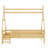House Platform Bed With Stairs, Solid Wood Frame, Low Profile And Childlike Fun Design-1643156503-1643156502