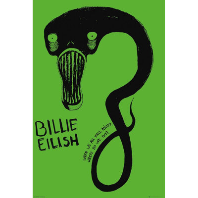  Officially Licensed Billie Eilish - Ghoul Art Poster - 24 x 36 Inch - Decorative Print - Poster Paper - Ready to Frame