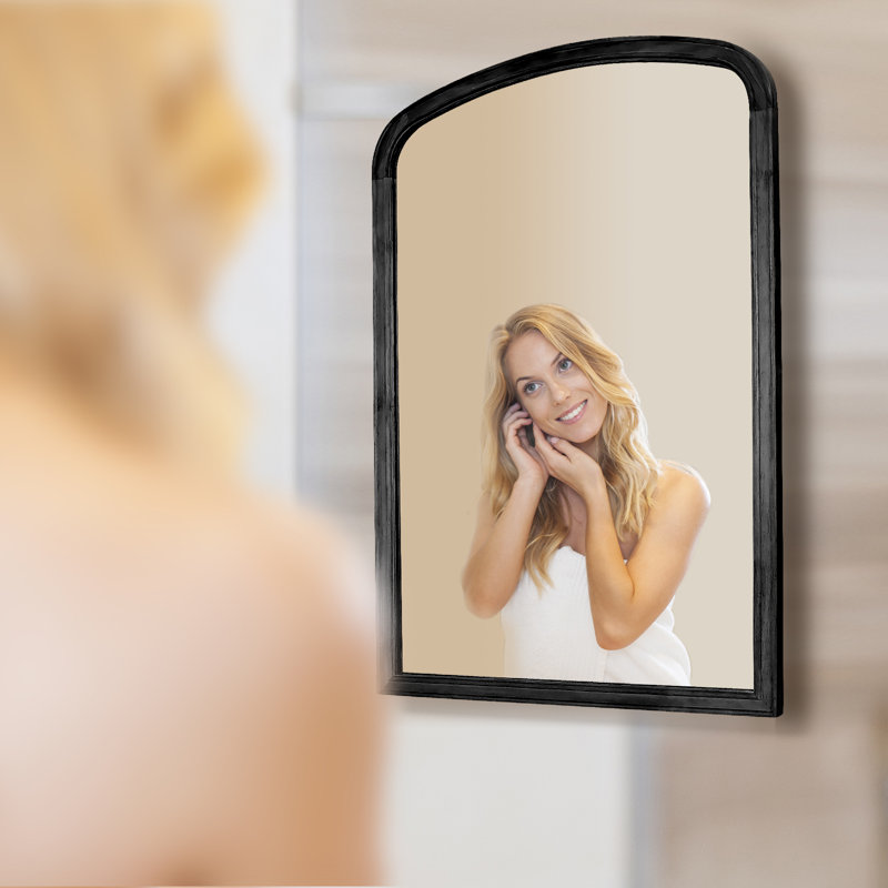 Miroir mural Lucena, 36 po x 24 po, Noir