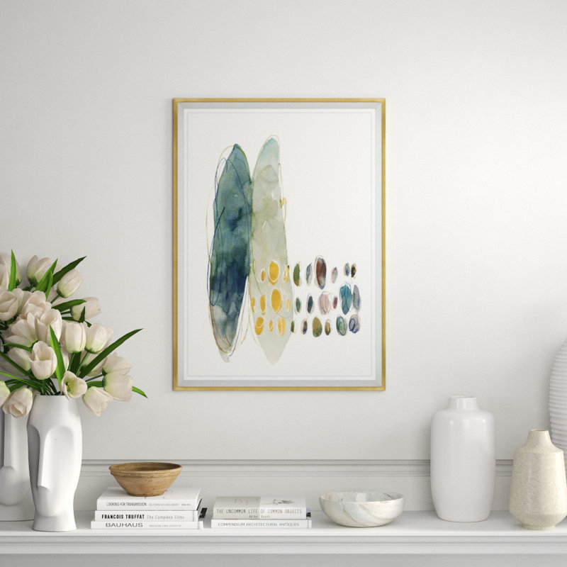 Modern Abstract IV Print by Sara Brown, Gild Gold, 33" H x 24" W