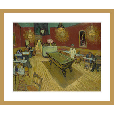 «Le café de nuit» par Vincent van Gogh, impression giclée encadrée
