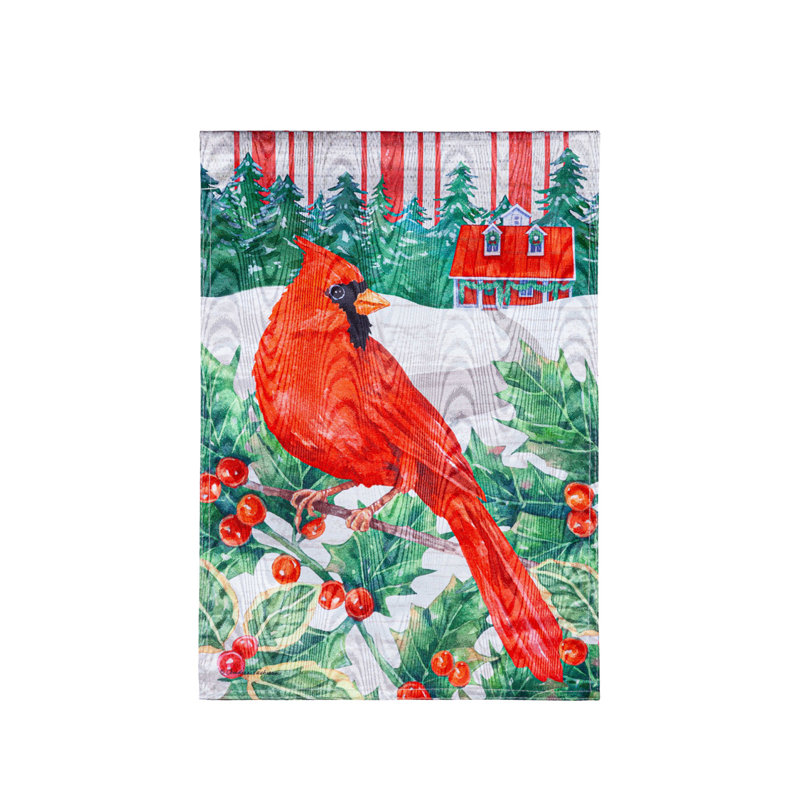 Drapeau de jardin en polyester 18 po x 12,5 po Preethi