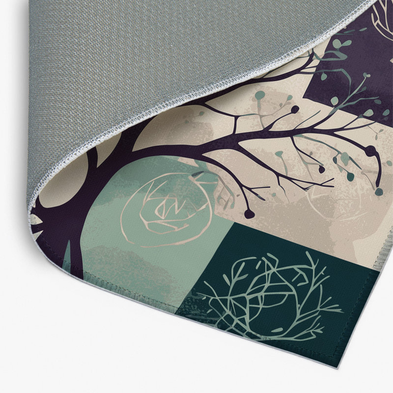 Tapis intérieur et extérieur Luminous Overgrowth, Rectangle 4pi x 6 pi