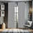 Geometric Semi-Sheer Rod Pocket Sliding Panel-45233225