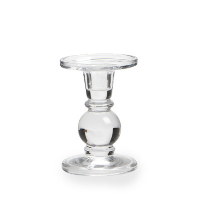 5'' H Glass Tabletop Candlestick